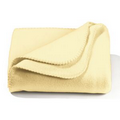 Ivory Value Fleece Blanket